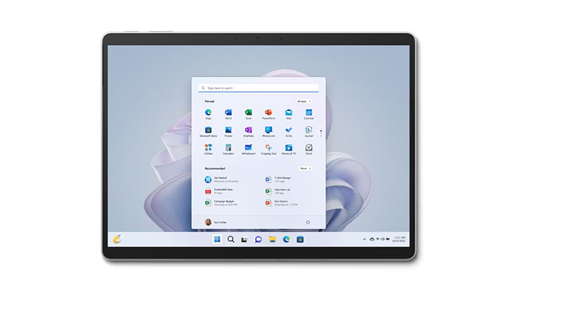 Microsoft Surface Pro 9 Stock Image