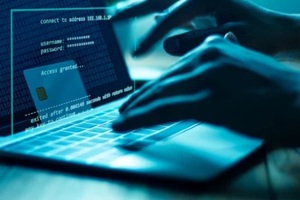 hackers with credit cards on laptops use these data for unauthorized shopping