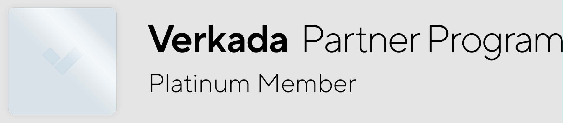 Verkada Partner Badge Platinum Logo