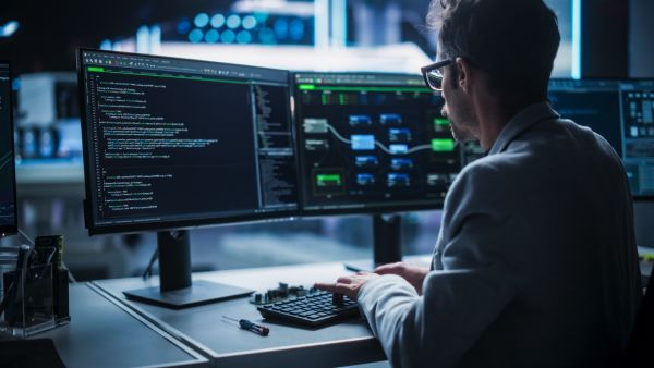 IT Professional Ensuring Data Compliance Standards Are Being Met