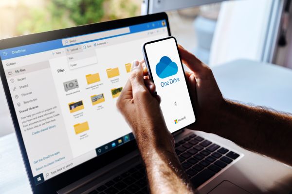 Man Securely Sharing Files After Acquiring Data Encryption Services