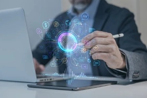 manager interacting with an LLM AI Brain