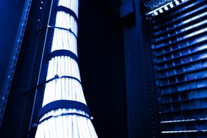network cable management in server room