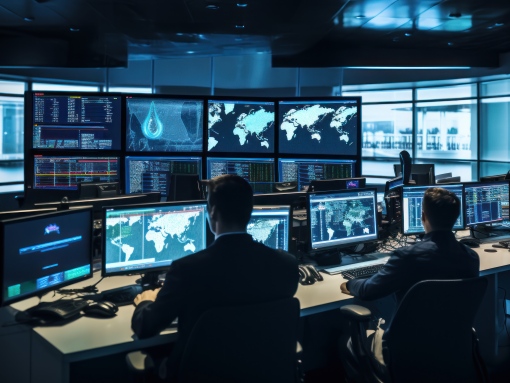Security Operations Center team providing threat monitoring and incident response to protect Frederick MD