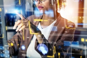 half-face shot of an information security officer