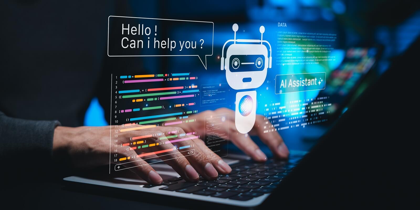 ai coding assistant for software development concept