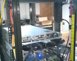 New servers going into racks